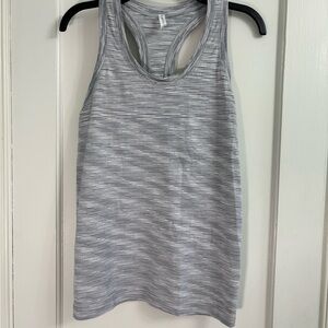 Athleta Black and White Patterned Tank Top